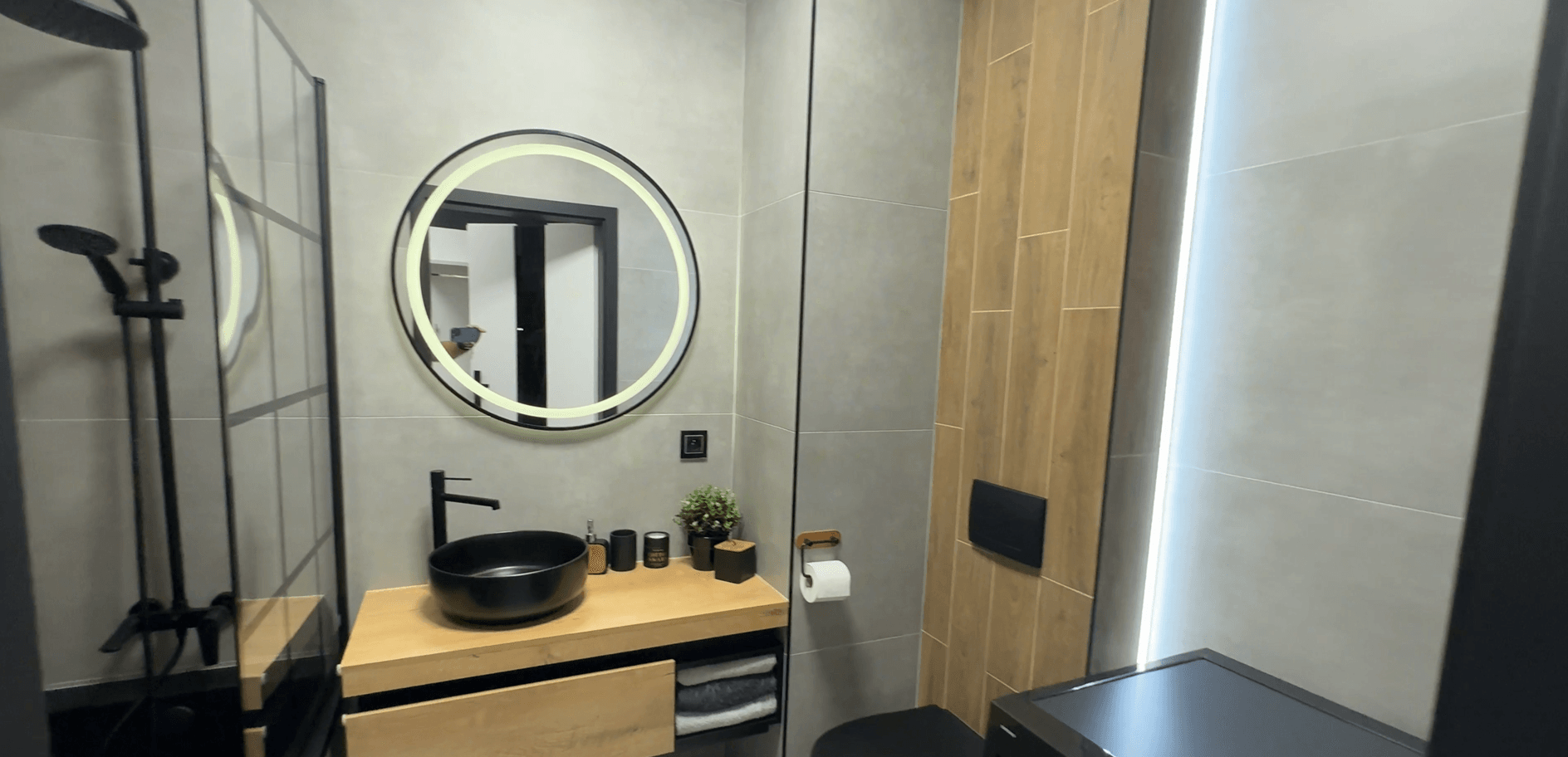 Łazienka jednego z naszych mieszkań