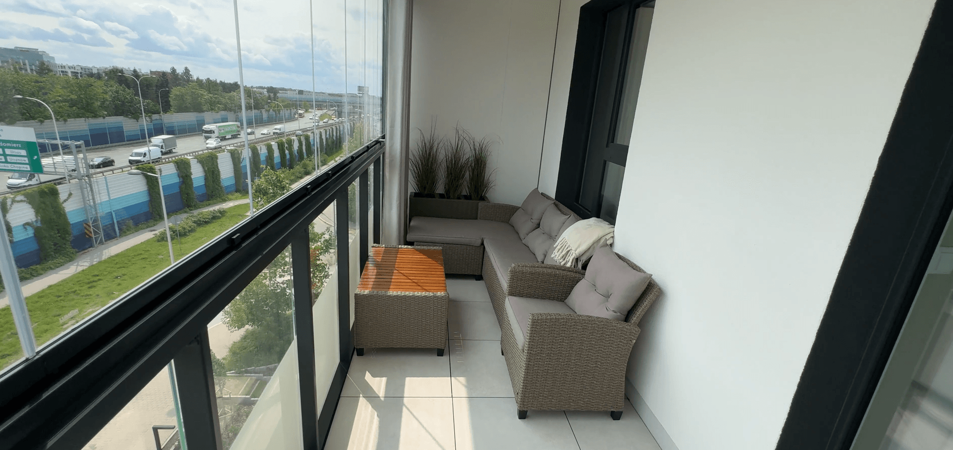 Balkon, (Loggia) jednego z naszych mieszkań